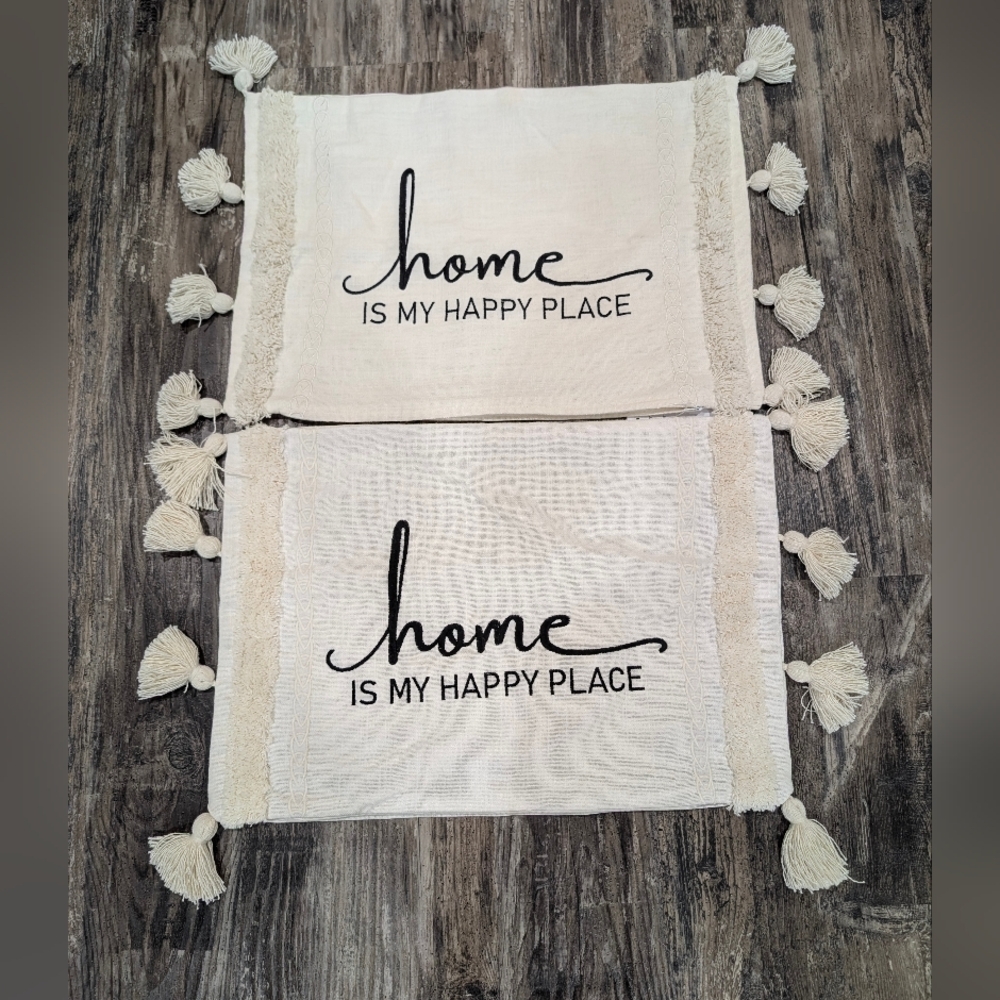 Home Decor Pillow Covers with Tassels